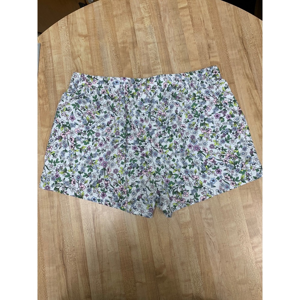 Joyspun Sleep Shorts Women S Small Multicolor Plaid Floral 2 Pack Pajama Bottoms - Picture 2 of 11